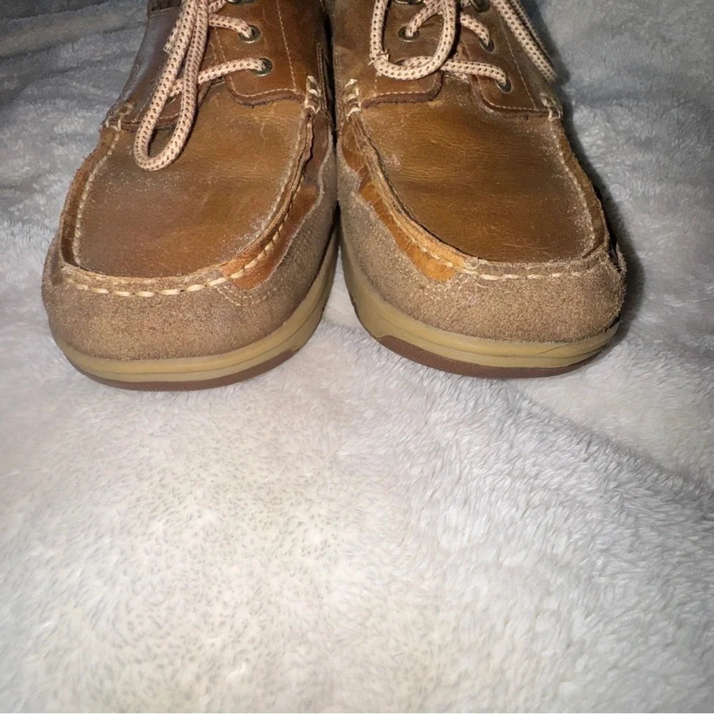Rockport Brown Leather Boat Shoes